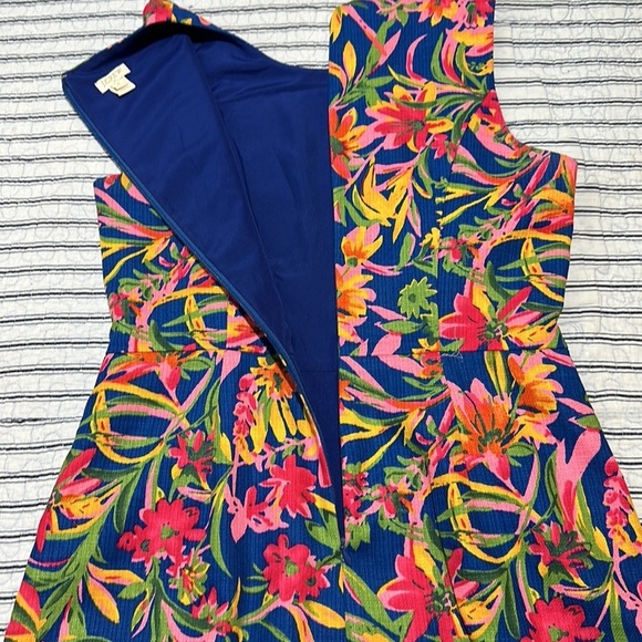 Never worn J. Crew Multi-Color Floral Canvas Dress size 8 - Picture 16 of 16